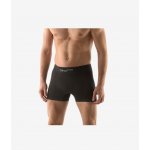 Gino bezešvé boxerky Bamboo Short černé – Hledejceny.cz