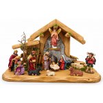 AMADEA Dřevěný betlém s figurkami 38 cm český výrobek – Hledejceny.cz