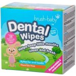 Brush-Baby DentalWipes ubrousky na čištění dásní a dětských zubů 28 ks – Zboží Mobilmania