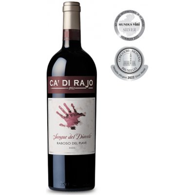 CA' DI Rajo Sangue del Diavolo Raboso DOC Piave 14% 0,75 l (holá láhev) – Hledejceny.cz