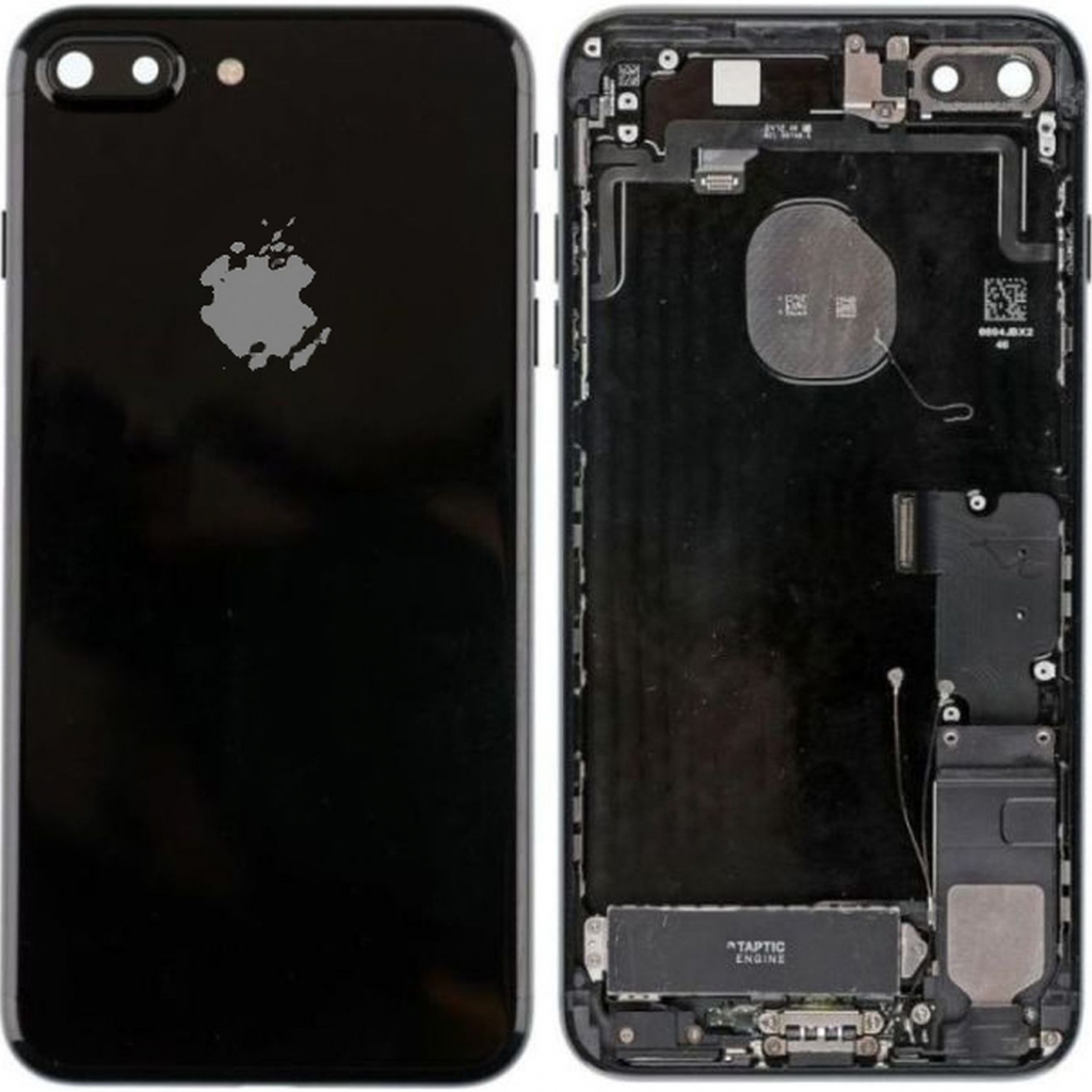 Kryt Apple iPhone 7 Plus Zadní Housing s Malými Díly černý