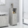 Koupelnový nábytek Nábytek XL Koupelnová skříňka betonově šedá 30x30x95 cm kompozitní dřevo