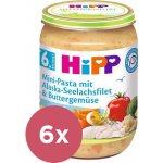 HiPP Mini těstoviny s aljašskou treskou v máslové zelenině 6 x 190 g – Zboží Mobilmania