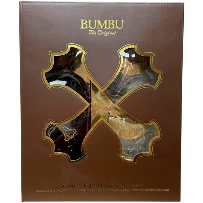 Bumbu Original 15y 40% 0,7 l (dárkové balení 2 sklenice) – Zbozi.Blesk.cz