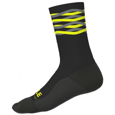 Alé Zimní cyklistické ponožky CALZA SPEEDFONDO H18 černé/žluté – Zboží Mobilmania