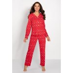 Dámské vánoční pyžamo Letters to Santa s vločkami L – Sleviste.cz