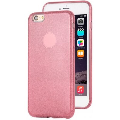 Pouzdro AppleKing třpytivé iPhone 6 Plus / 6S Plus - růžové – Zboží Mobilmania