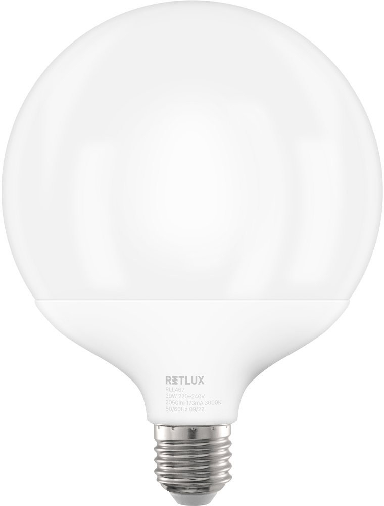 Retlux RLL 467 G120 E27 bigG 20W WW