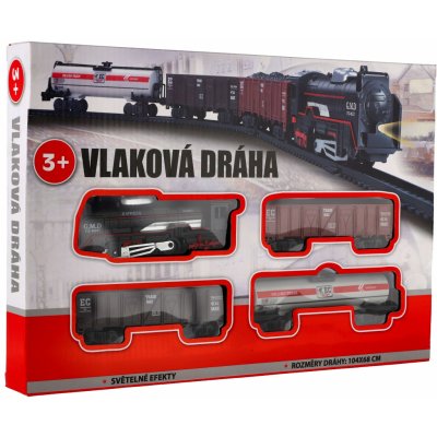 Wiky Vlak s kolejemi se světlem a zvukem 104 x 68 cm na baterie – Zboží Dáma
