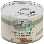 Landfleisch Dog Classic Lamm Ente Kart. 195 g – Hledejceny.cz