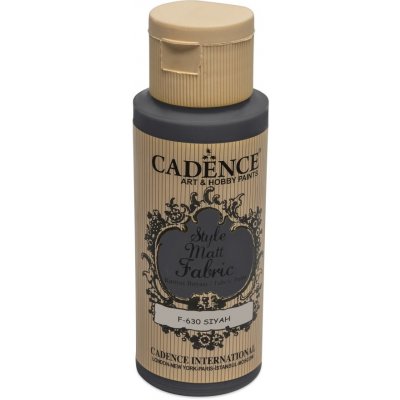 Cadence Barva na textil Style Matt Fabric mat. černá 59 ml – Zboží Dáma Cadence Barva na textil Style Matt Fabric mat. černá 59 ml – Zboží Dáma