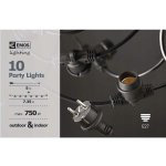 Emos DCPZ01 spoj. světel. řetěz na 10 žárovek E27 + adaptér – Sleviste.cz