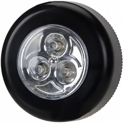 Samolepící lampička 3 LED Stříbrná – Zboží Dáma