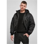 Urban Classics Hooded MA1 Bomber Jacket blk/gry – Zboží Mobilmania