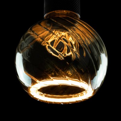 Segula LED floating globe G125 E27 6W twist šedá 55070 – Hledejceny.cz