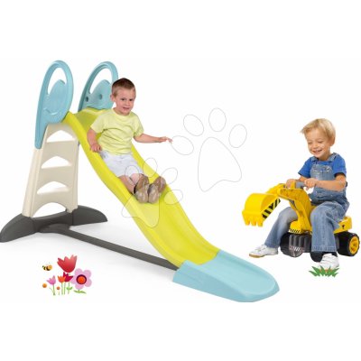 Smoby skluzavka Toboggan XL a BIG odrážedlo čtyřkolka Quad 310261-13 – Zboží Mobilmania