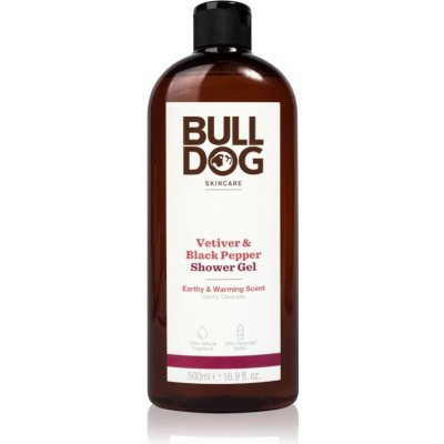 Bulldog sprchový gel Vetiver a Černý pepř 500 ml – Zboží Dáma
