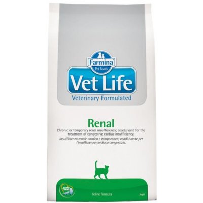 Farmina Pet Foods Vet Life Natural Feline Dry Renal Velikost balení kg: 2 kg