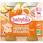 Babybio Brambory a mrkev s telecím masem 2 x 200 g – Zboží Dáma