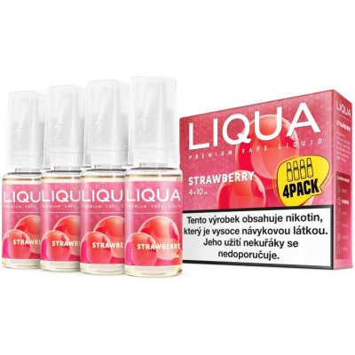 Ritchy Liqua Elements 4Pack Strawberry 4 x 10 ml 12 mg – Hledejceny.cz