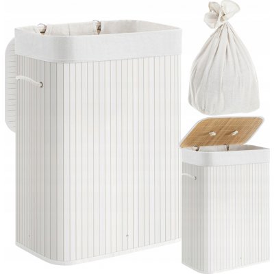 Songmics bílý LCB010W01 – Zboží Dáma