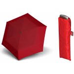 Doppler Mini Slim Carbonsteel červený plochý skládací deštník – Sleviste.cz