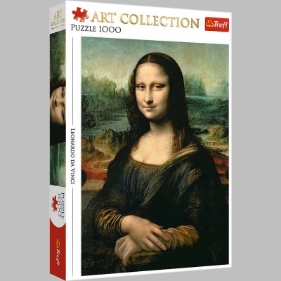 Trefl Mona Lisa Leonardo da Vinci 1000 dílků – Zboží Dáma