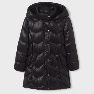 Mayoral 7485-96 dlouhý zimní prošívaný kabát dívčí