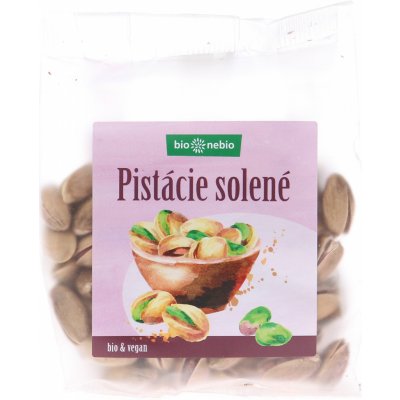 BioNebio Bio pistácie pražené solené 100 g – Zboží Mobilmania