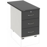 Hobis K 33 Z N 80 3 zásuvky napříč 80 cm bílá – Hledejceny.cz
