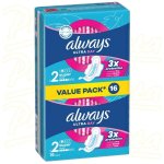 Always, Hygienické Vložky Ultra Day Super Velikost 2 Křidélka 16 ks – Hledejceny.cz