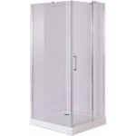 Savana Veduta White Zoya čtvercový sprchový kout s vaničkou 90x90cm – Zboží Dáma