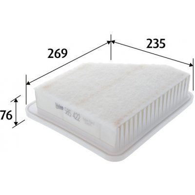 VALEO Vzduchový filtr 585422 – Hledejceny.cz