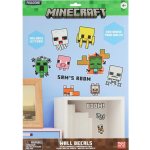 CurePink: | Samolepky na zeď 4 listy Minecraft: Postavy [PP137743MCF] – Zboží Dáma