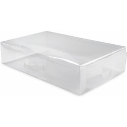 Compactor Transparentní úložný box na vysoké boty kozačky 30 x 52 x 11 cm