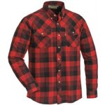 Pinewood košile dřevorubecká Lumbo flannel kostkovaná černo červená – Zboží Dáma