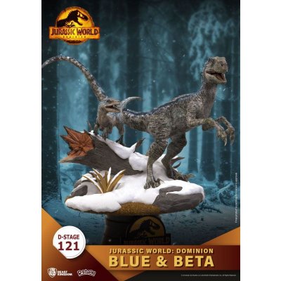 Jurský park diorama D-Stage - Beta a Blue 13 cm – Zboží Mobilmania