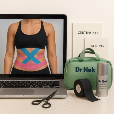 Online kurz Dr.Nek slim tejpování na zeštíhlení břicha a boků včetně příslušenství – Hledejceny.cz
