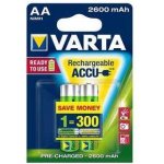 Varta Power AA 2600 mAh 2ks 5716101402 – Zboží Živě