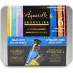 Sennelier N131625.01, L´ Aquarelle mistrovské akvarelové barvy iridescentní č.1 6 ks – Hledejceny.cz