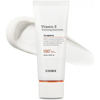 COSRX Vitamin E Vitalizing Sunscreen SPF50+ opalovací krém s vitamínem E 50 ml
