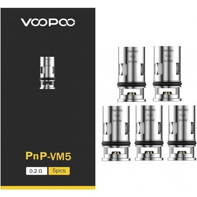Voopoo PnP-VM Coil 5 ks 0.2 ohm – Hledejceny.cz