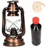 Iso Trade Černá olejová lampa 24cm 16176 – Zboží Dáma