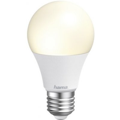 Hama SMART WiFi LED E27, 10 W, bílá, stmívatelná