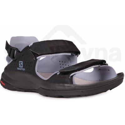 Salomon Tech Sandal Feel black/FLINT/black L41043300 černé – Zboží Dáma