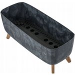 Prosperplast Květináč GRACIA CASE BETON EFFECT 58 cm antracit – Hledejceny.cz