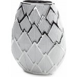 EUROFIRANY KERAMICKÁ VÁZA SAELA 25X11X34 CM STŘÍBRNÁ – Hledejceny.cz