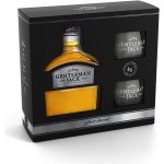 Jack Daniel's Gentleman Jack 40% 0,7 l (dárkové balení 2 sklenice) – Zboží Dáma