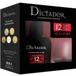 Dictador 12y 40% 0,7 l (dárkové balení 2 sklenice) – Hledejceny.cz