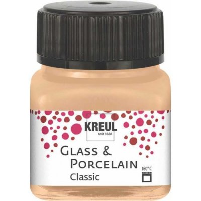 Kreul Barva na sklo a porcelán classic 20 ml METALICKÁ ŠAMPAŇSKÁ – Sleviste.cz